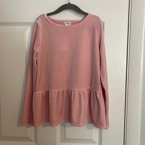Long sleeve pink shirt